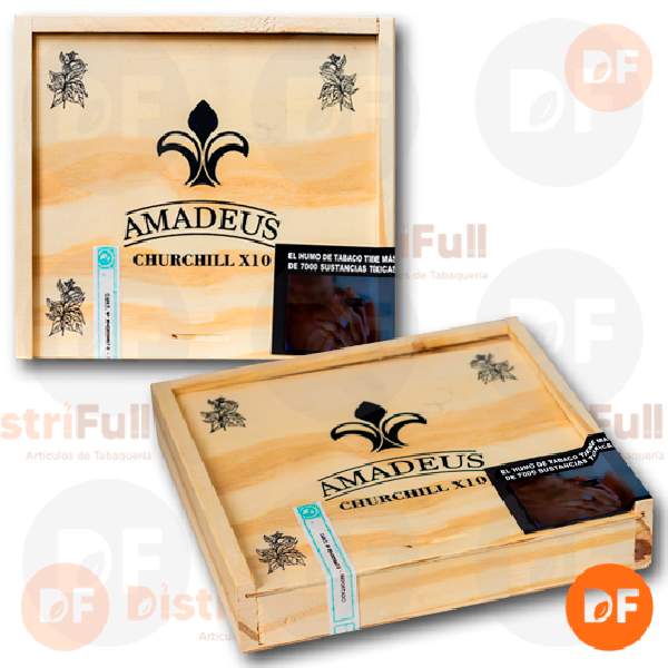 CIGARROS AMADEUS CHURCHILL BOX x 10