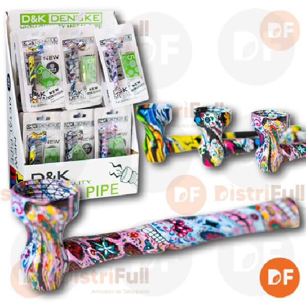 PIPA METAL SUBLIMADA V/MOTIVOS BLISTER 