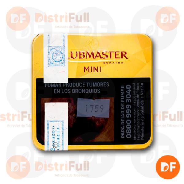 CIGARROS CLUBMASTER MINI SUMATRA lata x 20