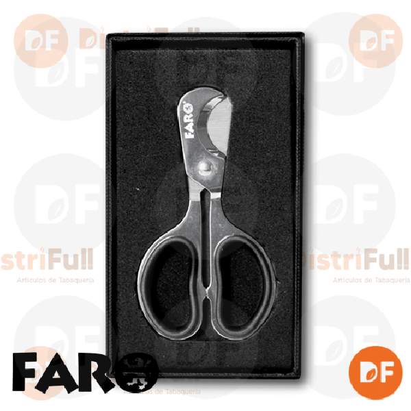 FARO CORTA CIGARROS METAL TIJERA PLATEADO 
