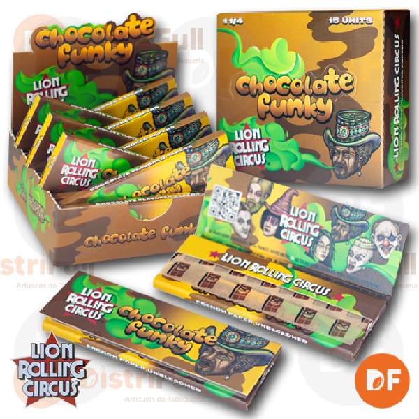 PAPEL LION 1¼ FLAVOUR CHOCOLATE FUNKY x 50 (520)
