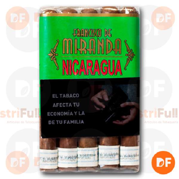 CIGARROS FRANCISCO DE MIRANDA L.Verde CORONA x 10