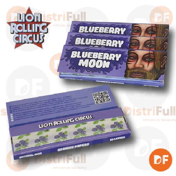PAPEL LION CIRCUS FLAVOUR BLUEBERRY MOON 1¼  x 50