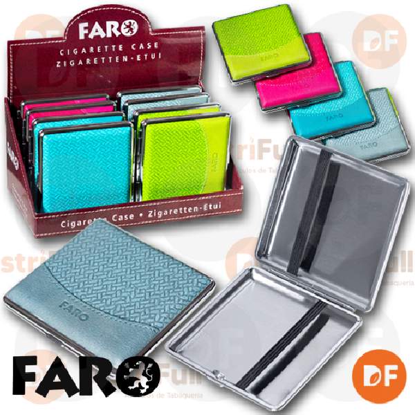 CIGARRERA FARO METAL TRAMADO para 20 (21035)