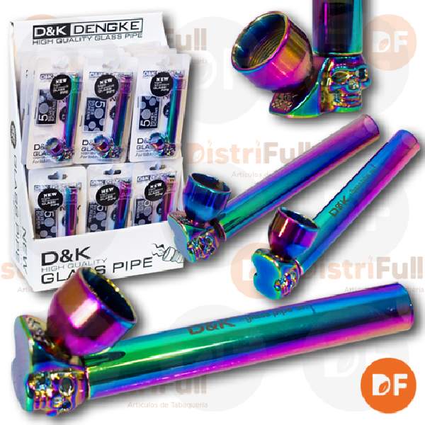 PIPA VIDRIO 90 TORNASOLADO (DK8813B)