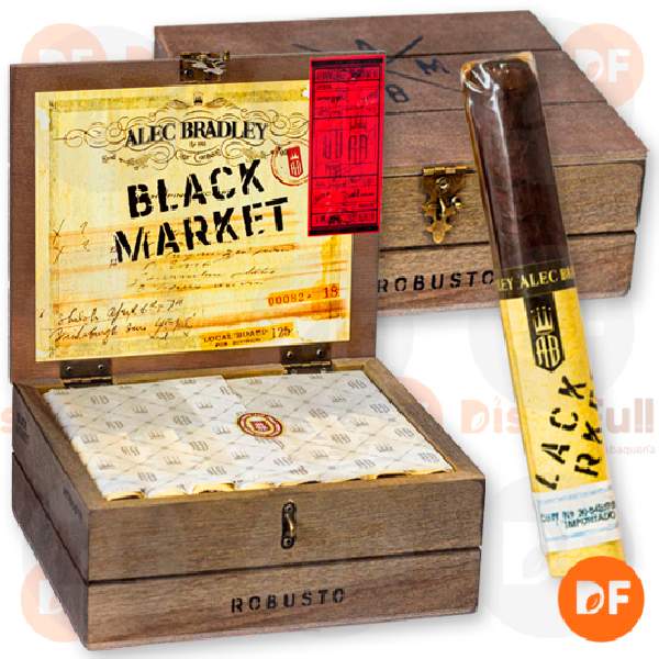 CIGARROS ALEC BRADLEY BLACK MARKET ROBUSTO x 24