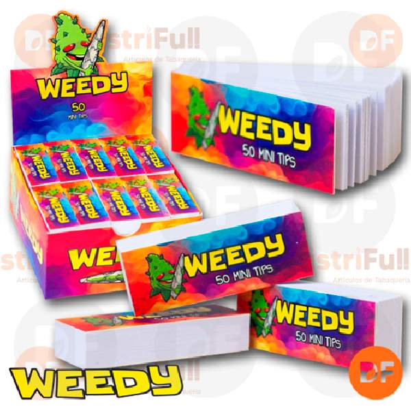 FILTROS WEEDY DE CARTON MINI x 50 (WD62)
