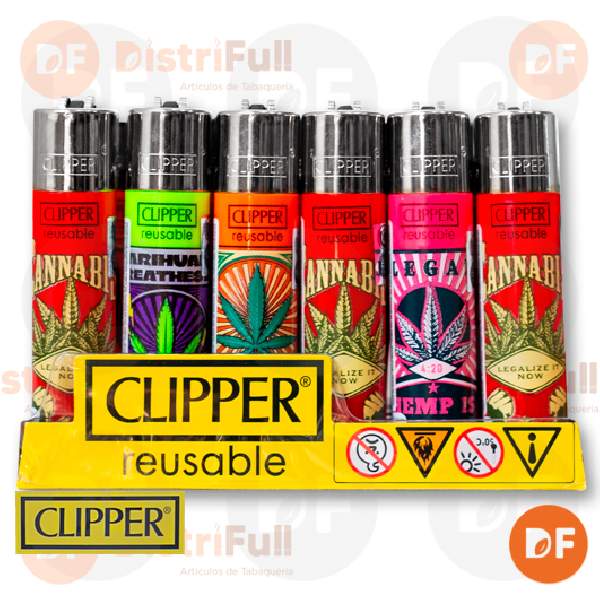 ENCENDEDOR CLIPPER MAXI LEAVES JUSTICE + LB
