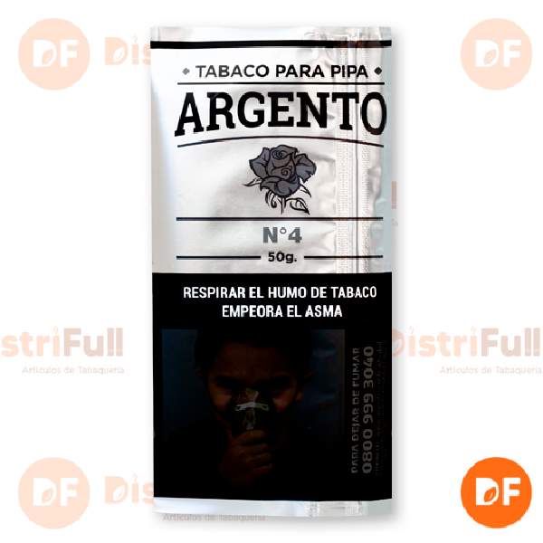 TABACO DE PIPA ARGENTO NEGRO x 50 gr.
