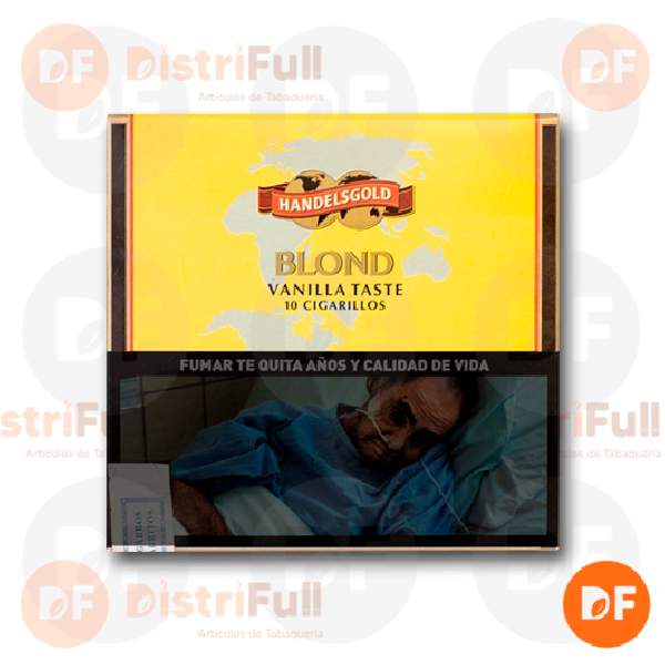 CIGARROS HANDELSGOLD BLOND x 10 (Vainilla)