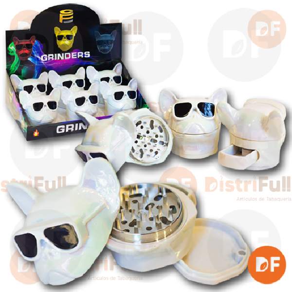 PICADOR METAL BULLDOG CON GAFAS 3P (444040)