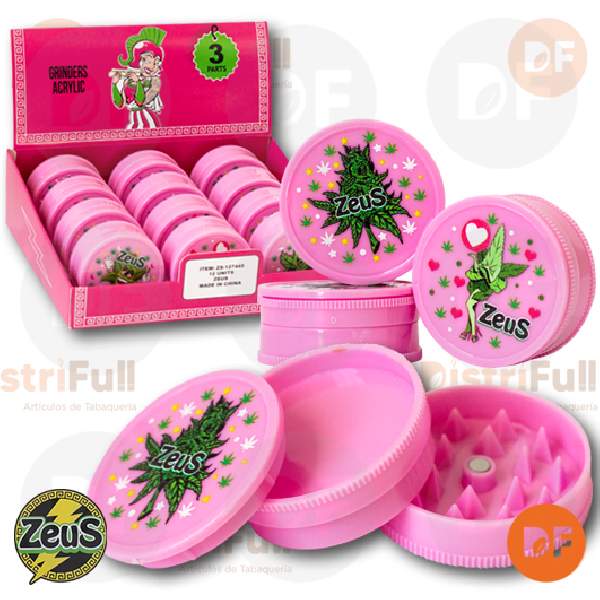 ZEPUS PICADOR ACRILICO 3 PARTES PINK ZS127445