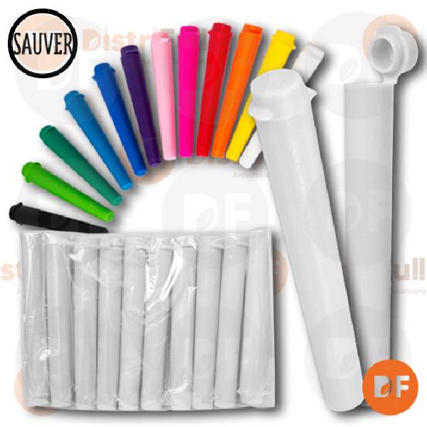 SAUVER TUBO KING SIZE BLANCO x 1 