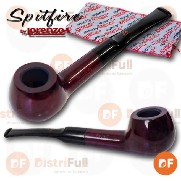 PIPA RAIZ BY LORENZO SPITFIRE WALNUT RED 