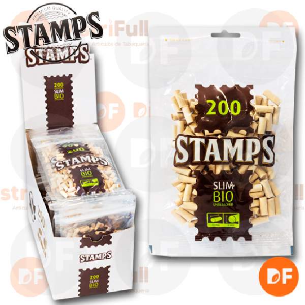 FILTROS STAMPS SLIM BIO x 200 (ST49)