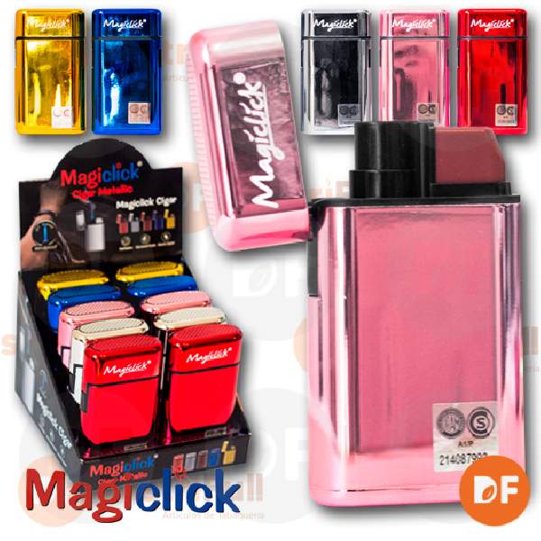 ENCENDEDOR MAGICLICK JET METALICO x 10