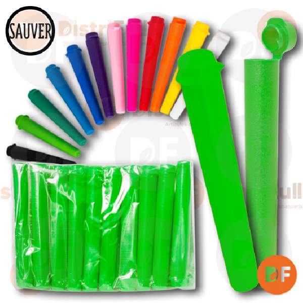 SAUVER TUBO KING SIZE VERDE MANZANA x 1 