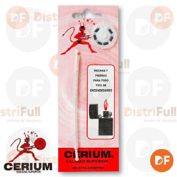CERIUM PIEDRA + MECHA P/ENCENDEDOR blister x 1 