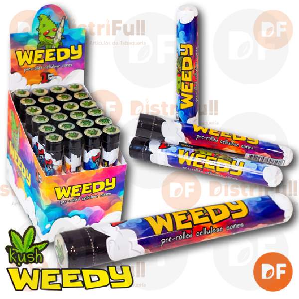 WEEDY PRE ROLLED KUSH CONO 1¼ x 2 (WD64)