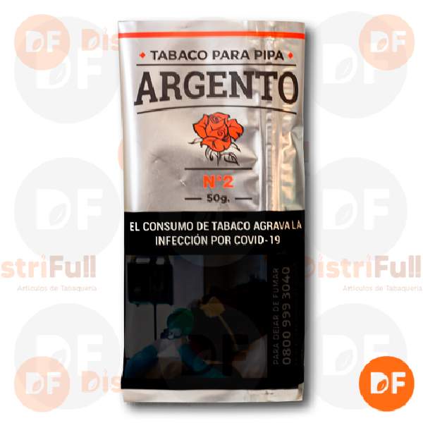TABACO DE PIPA ARGENTO WHISKY Y CHOCOLATE x 50 gr.