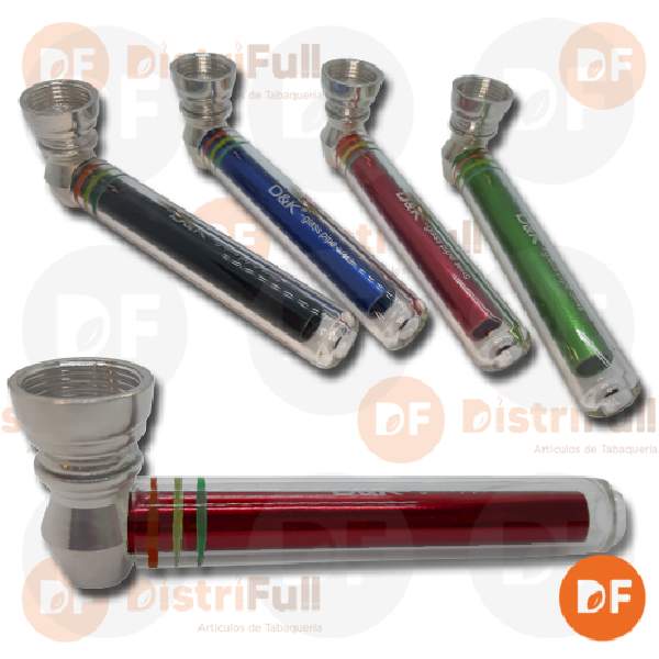 PIPA PIREX Y METAL 4 COLORES DK8444S