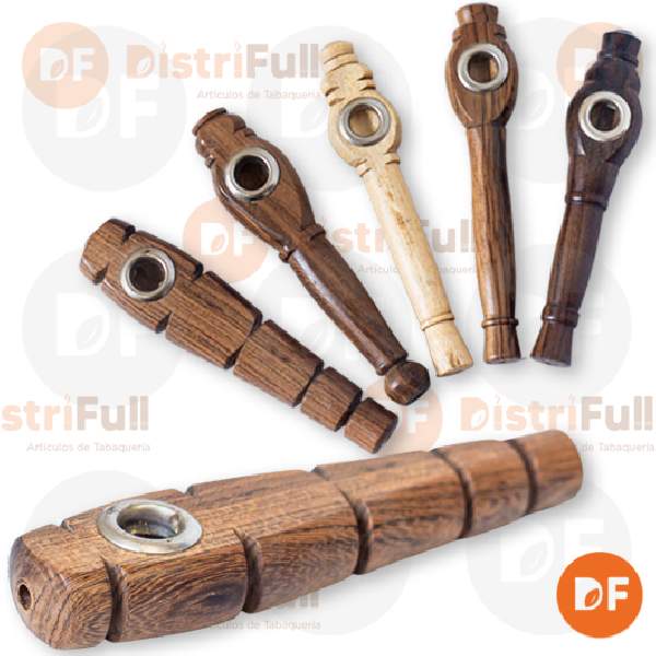 MM PIPA MADERA TORNEADA FINA x 1