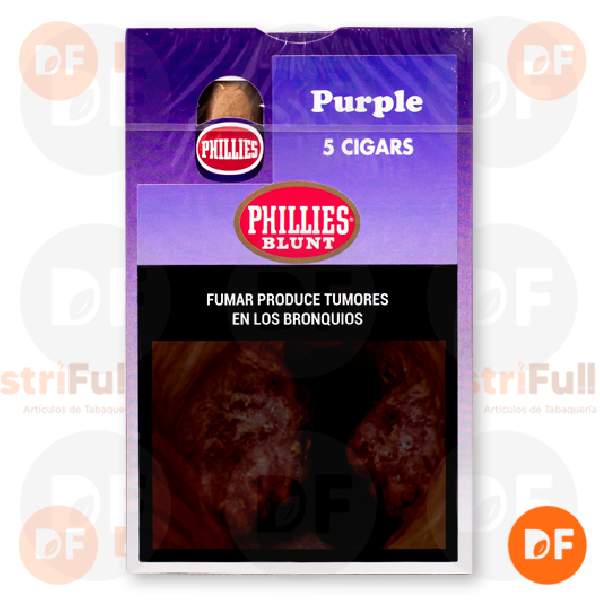 CIGARROS PHILLIES BLUNT PURPLE x 5 