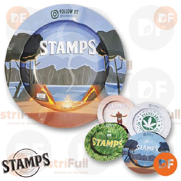 CENICERO STAMPS METÁLICO CAMPING ST29 x 1