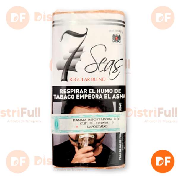 TABACO DE PIPA 7 SEAS REGULAR BLEND x 40 gr.
