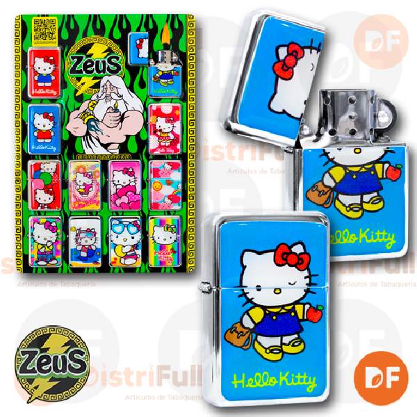ENCENDEDOR ZEUS BENCINA HELLO KITTY x 1 (10822)