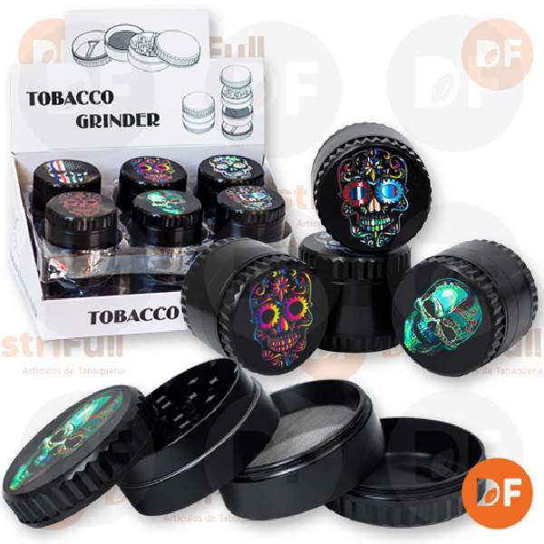 PICADOR METAL NEGRO CALAVERA 4P (MYT44)