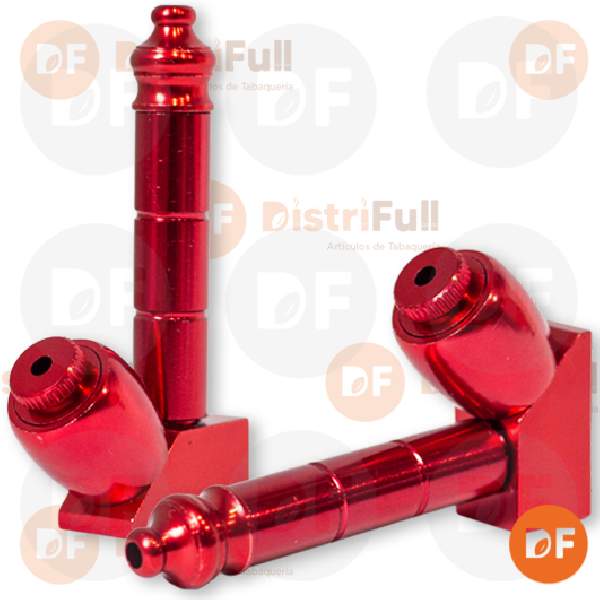 PIPA ALUMINIO ROJA DESARMABLE x 1 (SPP001)