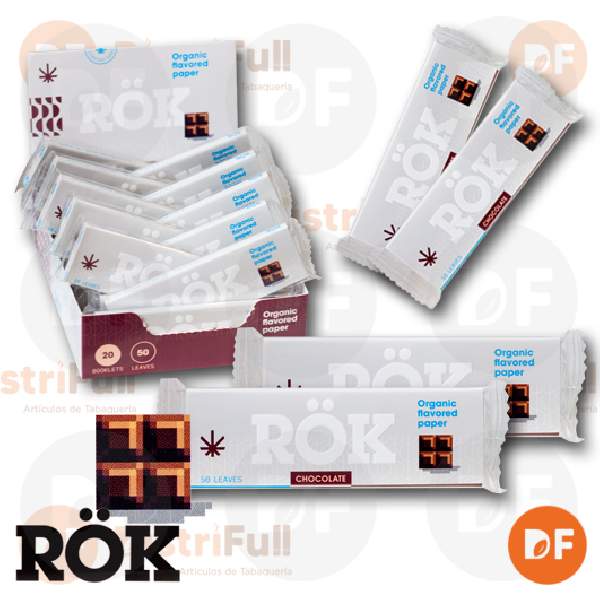 PAPEL RÖK 1¼ ORGANIC FLAVORED CHOCOLATE x 50 (ROK019)