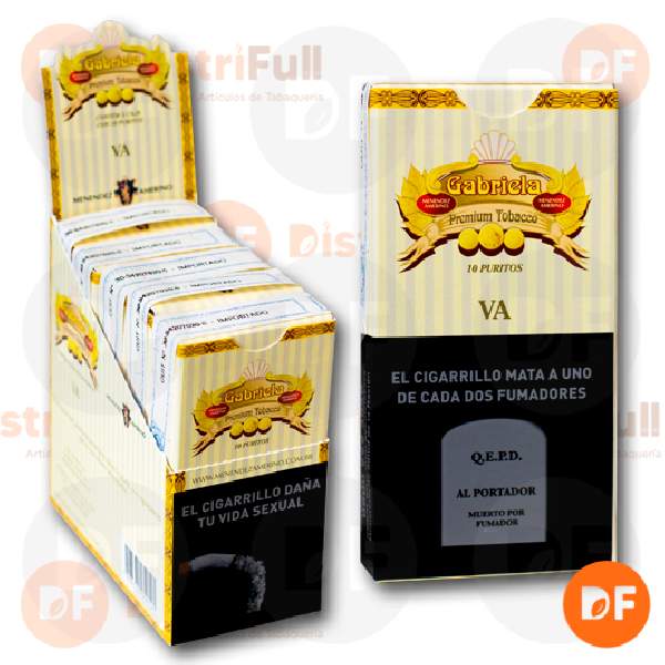 CIGARROS GABRIELA VANILLA x 10