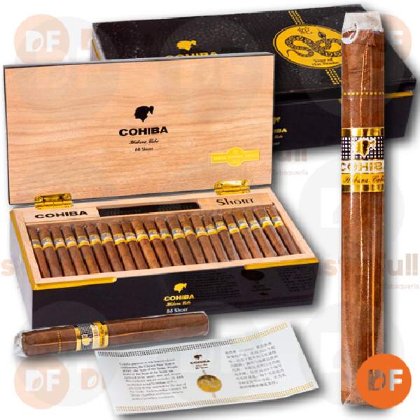 CIGARROS CUBANOS COHIBA SHORT HUMIDOR x 88 EDICION 25