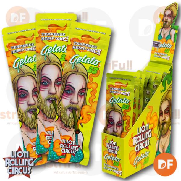 PAPEL LION TERPENES HEMP CONES GELATO 33 x 2 (541)