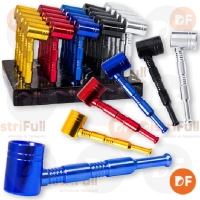 PIPA METAL CILINDRO 5 COLORES (UZY160)
