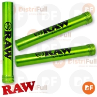 RAW ALUMINUM TUBE GREEN 15MM x 116MM (2075)