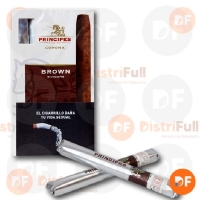 CIGARROS PRINCIPES CORONA BROWN (Chocolate)  x 5