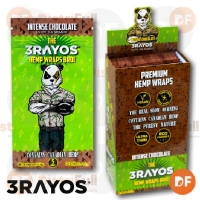 PAPEL 3RAYOS HEMP WRAP INTENSE CHOCOLATE x 5 