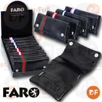 TABAQUERA FARO SIMIL CUERO NEGRA CON VIVOS (21203)
