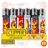 ENCENDEDOR CLIPPER MAXI BURNINGMAN GR + LB