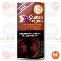 TABACO DE ARMAR CUATRO LEGUAS BROWN (chocolate) x 30 gr. 