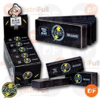 FILTROS ZEUS DE CARTON MINI BLACK x 50