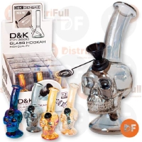 BONG VIDRIO CALAVERA 4 COLORES