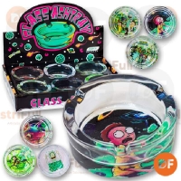 CENICERO VIDRIO MEDIANO RICK Y MORTY (ddog0004)