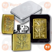 ENCENDEDOR BOHAI BENCINA LABRADO DORADO CHALA x 1 (13166)