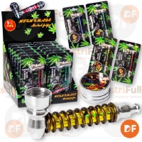 PIPA METAL RESORTE BLISTER C/PICADOR Y REJILLA (UZG1027)