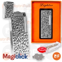 ENCENDEDOR MAGICLICK MONTECARLO TEXTURE SILVER x 1