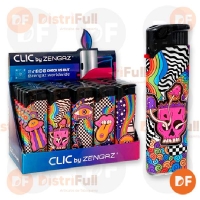 ENCENDEDOR ZENGAZ CLIC BY DISEÑOS PSICODELICOS x 1